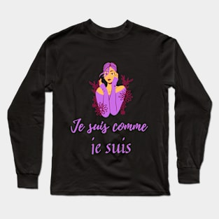 French sayings quotes Long Sleeve T-Shirt